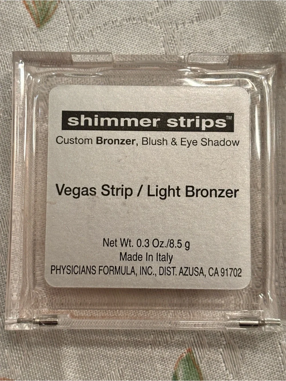 Physicians Formula Shimmer Strips Vegas Strip Light Bronzer Sunkissed Glow Blush